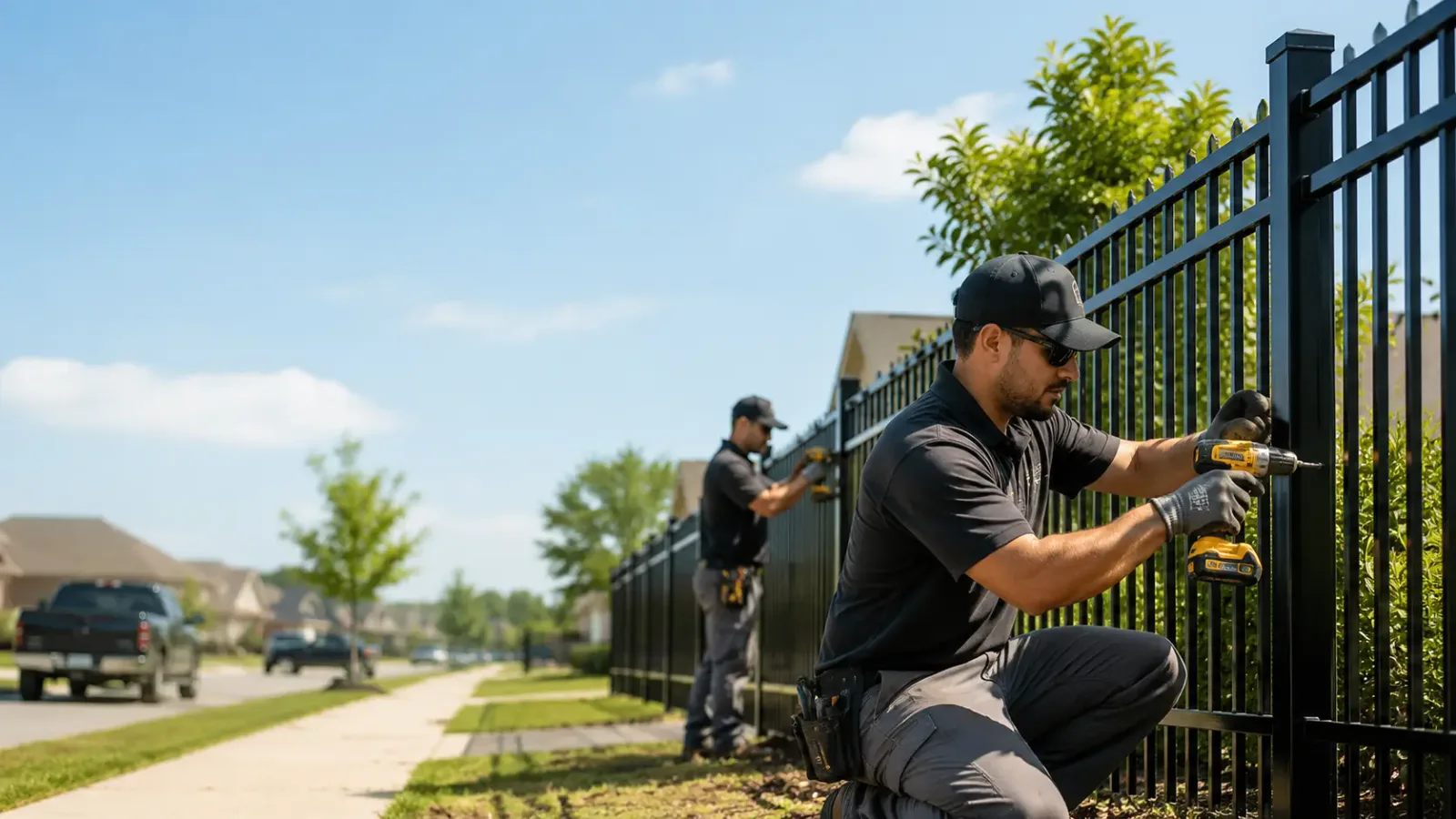 Metal Fence Installation in Perrysburg, OH